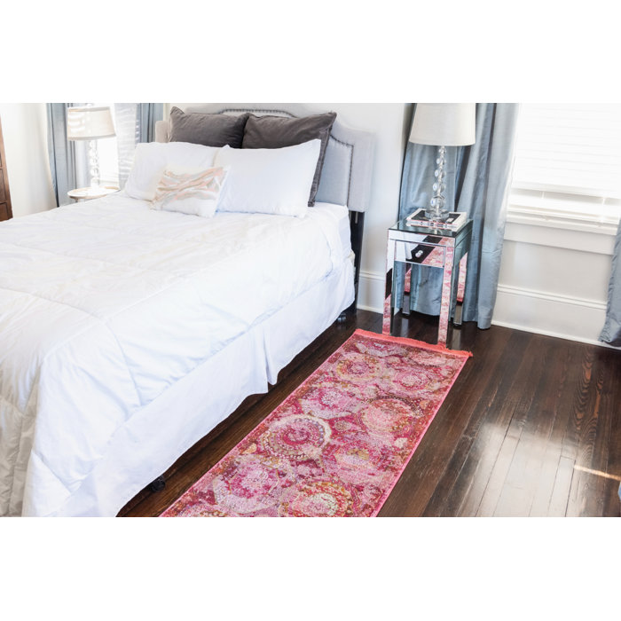 Langley Street Folmar Oriental Pink Area Rug & Reviews Wayfair